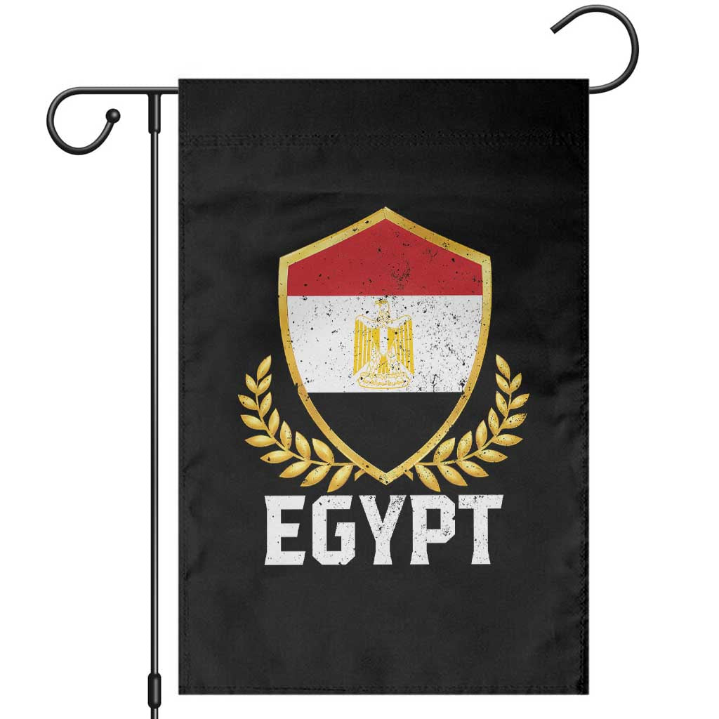 Egypt Coat of Arms Gold Shield Crest Garden Flag Patriotic Egyptian Flag Heritage Pride