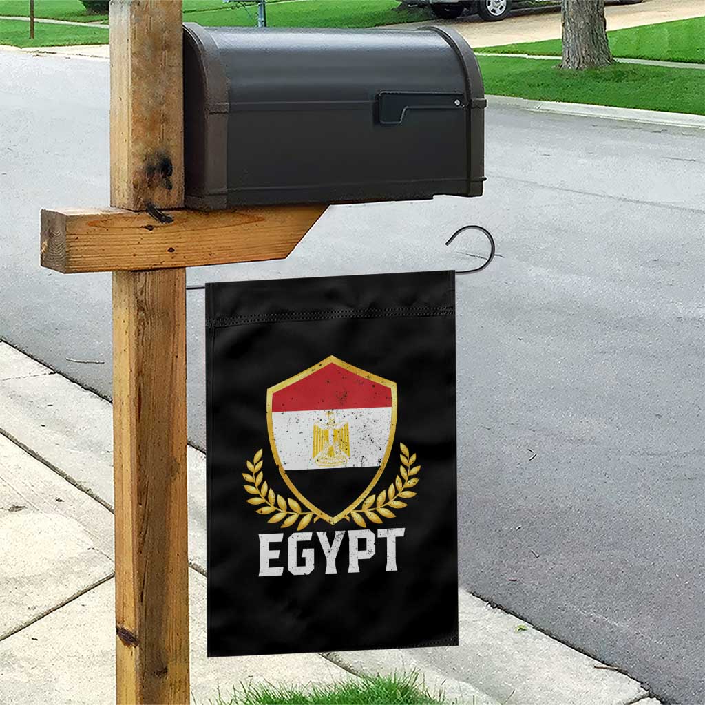 Egypt Coat of Arms Gold Shield Crest Garden Flag Patriotic Egyptian Flag Heritage Pride