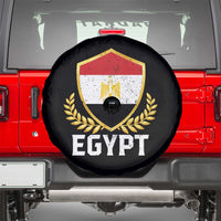 Egypt Coat of Arms Gold Shield Crest Spare Tire Cover Patriotic Egyptian Flag Heritage Pride