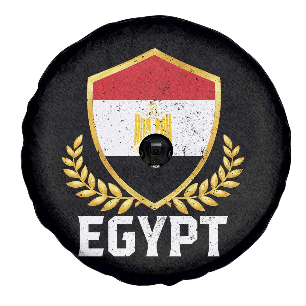 Egypt Coat of Arms Gold Shield Crest Spare Tire Cover Patriotic Egyptian Flag Heritage Pride