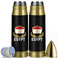 Egypt Coat of Arms Gold Shield Crest Bullet Tumbler Patriotic Egyptian Flag Heritage Pride