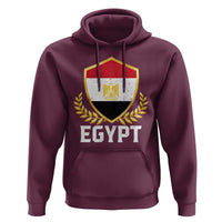Egypt Coat of Arms Gold Shield Crest Hoodie Patriotic Egyptian Flag Heritage Pride