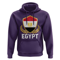 Egypt Coat of Arms Gold Shield Crest Hoodie Patriotic Egyptian Flag Heritage Pride