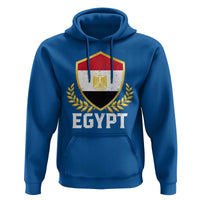 Egypt Coat of Arms Gold Shield Crest Hoodie Patriotic Egyptian Flag Heritage Pride