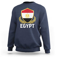 Egypt Coat of Arms Gold Shield Crest Sweatshirt Patriotic Egyptian Flag Heritage Pride