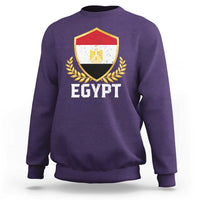 Egypt Coat of Arms Gold Shield Crest Sweatshirt Patriotic Egyptian Flag Heritage Pride