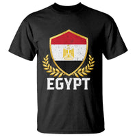 Egypt Coat of Arms Gold Shield Crest T Shirt Patriotic Egyptian Flag Heritage Pride
