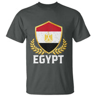 Egypt Coat of Arms Gold Shield Crest T Shirt Patriotic Egyptian Flag Heritage Pride