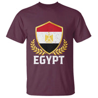 Egypt Coat of Arms Gold Shield Crest T Shirt Patriotic Egyptian Flag Heritage Pride