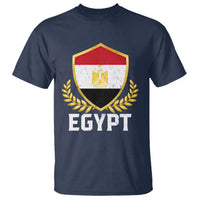 Egypt Coat of Arms Gold Shield Crest T Shirt Patriotic Egyptian Flag Heritage Pride