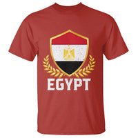 Egypt Coat of Arms Gold Shield Crest T Shirt Patriotic Egyptian Flag Heritage Pride