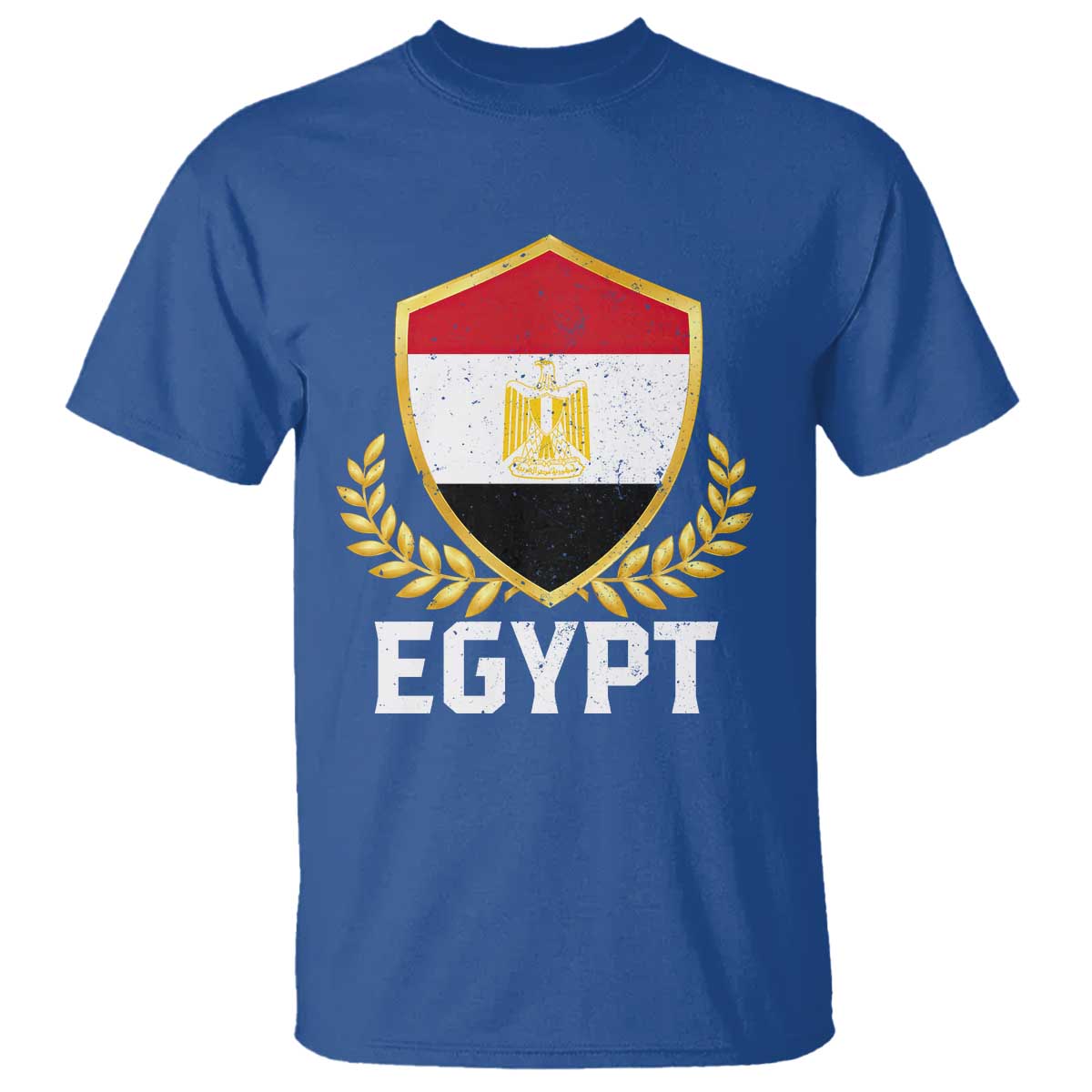 Egypt Coat of Arms Gold Shield Crest T Shirt Patriotic Egyptian Flag Heritage Pride