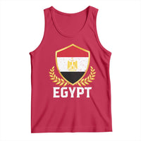 Egypt Coat of Arms Gold Shield Crest Tank Top Patriotic Egyptian Flag Heritage Pride