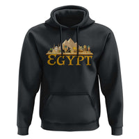 Ancient Egypt Pyramids Sphinx Graphic Hoodie Vintage Egypt Anubis History Buff Travel Souvenir