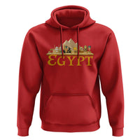 Ancient Egypt Pyramids Sphinx Graphic Hoodie Vintage Egypt Anubis History Buff Travel Souvenir