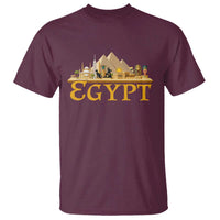 Ancient Egypt Pyramids Sphinx Graphic T Shirt Vintage Egypt Anubis History Buff Travel Souvenir