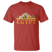 Ancient Egypt Pyramids Sphinx Graphic T Shirt Vintage Egypt Anubis History Buff Travel Souvenir