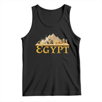Ancient Egypt Pyramids Sphinx Graphic Tank Top Vintage Egypt Anubis History Buff Travel Souvenir