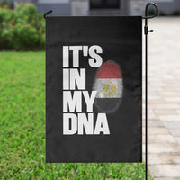 Egypt It's In My DNA Flag Fingerprint Graphic Garden Flag Egyptian Heritage Pride Roots