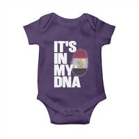 Egypt It's In My DNA Flag Fingerprint Graphic Baby Onesie Egyptian Heritage Pride Roots
