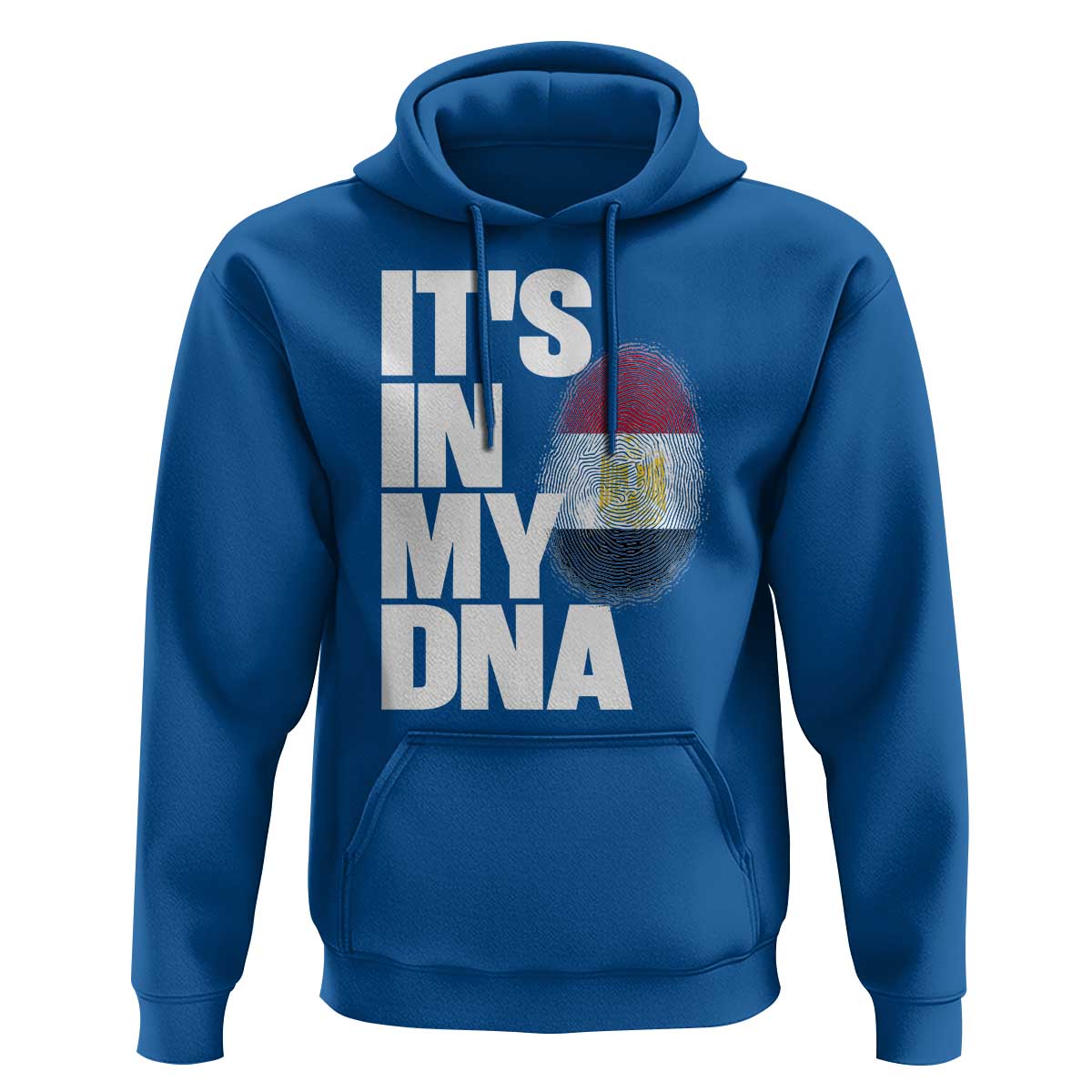 Egypt It's In My DNA Flag Fingerprint Graphic Hoodie Egyptian Heritage Pride Roots