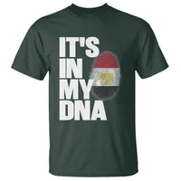 Egypt It's In My DNA Flag Fingerprint Graphic T Shirt Egyptian Heritage Pride Roots