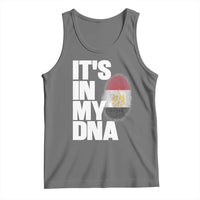 Egypt It's In My DNA Flag Fingerprint Graphic Tank Top Egyptian Heritage Pride Roots