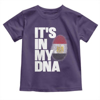 Egypt It's In My DNA Flag Fingerprint Graphic Toddler T Shirt Egyptian Heritage Pride Roots