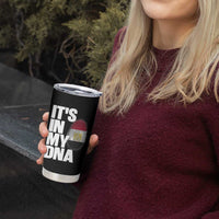 Egypt It's In My DNA Flag Fingerprint Graphic Tumbler Cup Egyptian Heritage Pride Roots