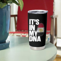 Egypt It's In My DNA Flag Fingerprint Graphic Tumbler Cup Egyptian Heritage Pride Roots