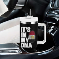 Egypt It's In My DNA Flag Fingerprint Graphic Tumbler With Handle Egyptian Heritage Pride Roots