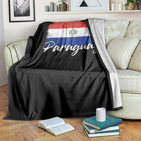 Vintage Paraguay Flag Paraguaya Heritage Pride Roots Throw Blanket