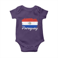 Vintage Paraguay Flag Paraguaya Heritage Pride Roots Baby Onesie