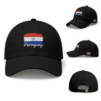 Vintage Paraguay Flag Paraguaya Heritage Pride Roots Baseball Cap