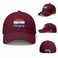 Vintage Paraguay Flag Paraguaya Heritage Pride Roots Baseball Cap