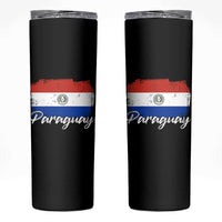 Vintage Paraguay Flag Paraguaya Heritage Pride Roots Skinny Tumbler
