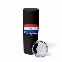 Vintage Paraguay Flag Paraguaya Heritage Pride Roots Skinny Tumbler