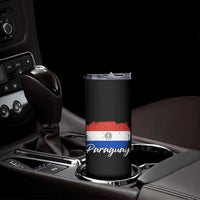 Vintage Paraguay Flag Paraguaya Heritage Pride Roots Skinny Tumbler