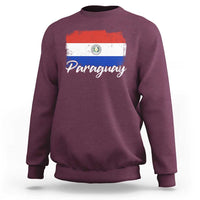 Vintage Paraguay Flag Paraguaya Heritage Pride Roots Sweatshirt