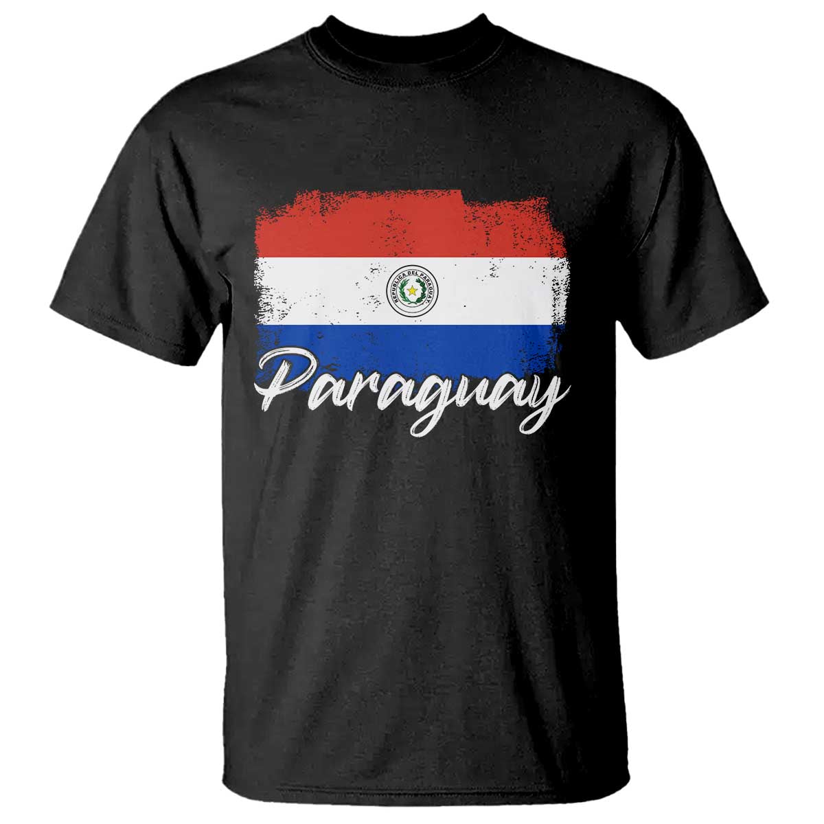 Vintage Paraguay Flag Paraguaya Heritage Pride Roots T Shirt