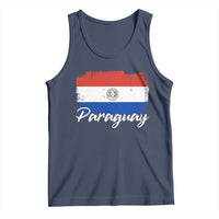 Vintage Paraguay Flag Paraguaya Heritage Pride Roots Tank Top
