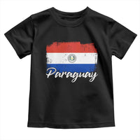 Vintage Paraguay Flag Paraguaya Heritage Pride Roots Toddler T Shirt