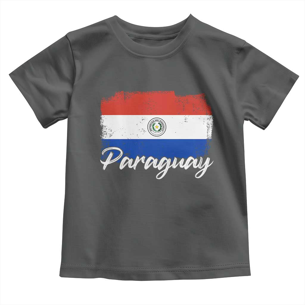 Vintage Paraguay Flag Paraguaya Heritage Pride Roots Toddler T Shirt