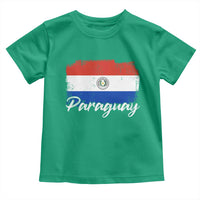 Vintage Paraguay Flag Paraguaya Heritage Pride Roots Toddler T Shirt