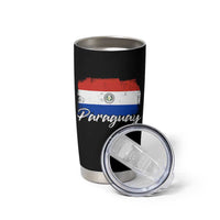 Vintage Paraguay Flag Paraguaya Heritage Pride Roots Tumbler Cup