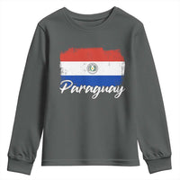 Vintage Paraguay Flag Paraguaya Heritage Pride Roots Youth Sweatshirt