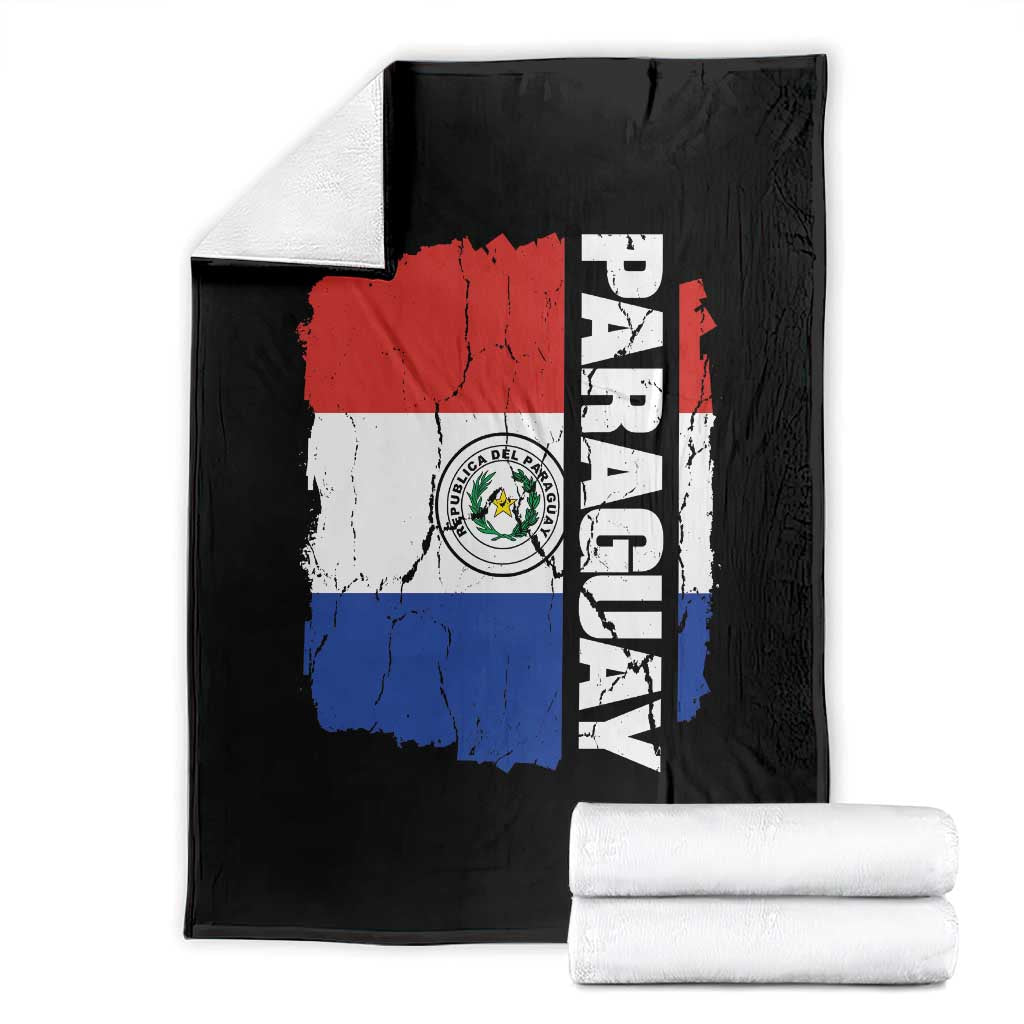 Paraguay Proud Roots Vintage Paraguaya Flag Heritage Pride Throw Blanket
