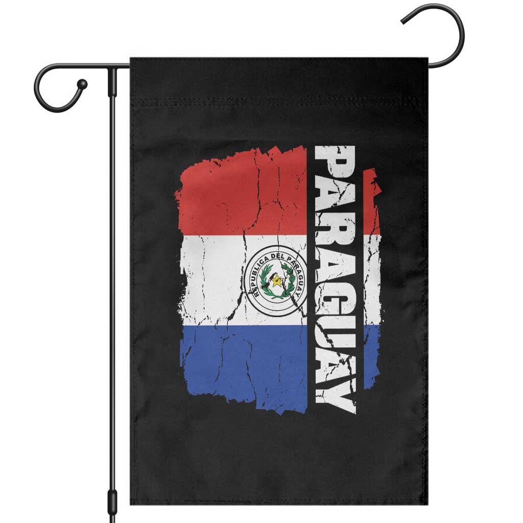 Paraguay Proud Roots Vintage Paraguaya Flag Heritage Pride Garden Flag