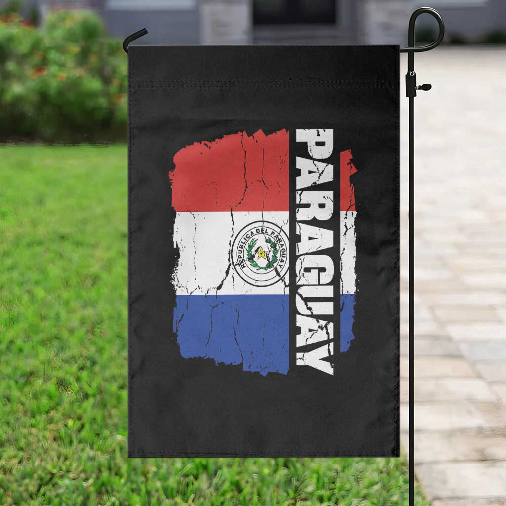 Paraguay Proud Roots Vintage Paraguaya Flag Heritage Pride Garden Flag