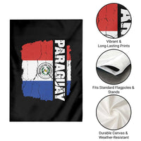 Paraguay Proud Roots Vintage Paraguaya Flag Heritage Pride Garden Flag